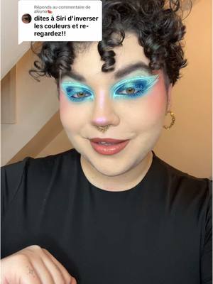 A post by @_stayweiird on TikTok caption: Réponse à @aleyna🍉 #reversemakeup #makeup #wetliner 