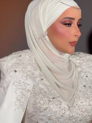 A post by @douhalaribiii on TikTok caption: BridaL dress by white forever ✨ Taken by : timos prod / haiTHEM TIMOS  Makeup artist : oussema souli