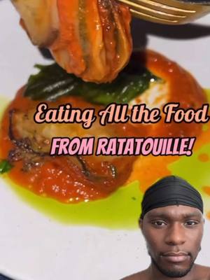 A post by @tyshonlawrence on TikTok caption: Eating all the food from ratatouille!!! Today we tried Fork n Film in NYC for the first time!!!!! @Fork n’ Film 