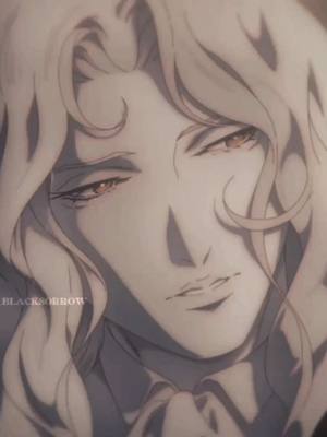 A post by @vxrmeill on TikTok caption: big IB from : ulquiorraa.a (4 the text) AND iggy.xe , i never watched this anime help but he’s elegant daawggg  —  #alucard #castlevania #alucardcastlevania #alucardedit #castlevaniaedit #anime #animeedit 