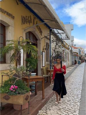 A post by @mandykr.x on TikTok caption: Day 1: Algarve, Portugal 🇵🇹 #algarveportugal #algarve #dayoutfit #OOTD #holidayoutfit #lunchoutfit #fyp 