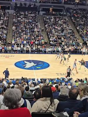 A post by @nickthetraveler on TikTok caption: In Minnesota for my first ever Timberwolves game. They will beat the Wizards tonight.