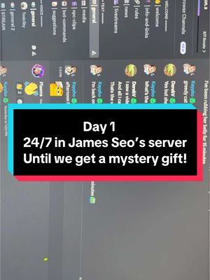 A post by @geckogifts on TikTok caption: James, I’m hunting you! I’ve been dying to start this series since you made your discord server but it takes a lot of commitment and I finally decided to commit. See all you NPCs soon. @James Seo #npc #mysterygift #fyp Help me boost this series!