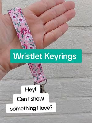 A post by @juniperjanecraft on TikTok caption: I love these handmade fabric wristlet keyrings. I find them so useful to have on my keys. Available in lots of designs in my  shop. #wristletkeyfob #uketsyseller #lanyard #sewingbusiness #smallbusinessuk #sewnbyme #wristletskeychain #shopsmall #handmadewristlet #smallbusinesslife #nottinghamsmallbusiness #wristlets #wristletkeyring #handmadebusiness #SmallBusiness #fabrickeyring #wristletsforkeys #wristlanyard #onthisday 