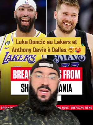 A post by @benbekeursp on TikTok caption: Le plus gros trade all time ? Le plus choquant c’est sur #doncic #davis #lakers #la #dallas #mavs #NBA #basket #basketball 