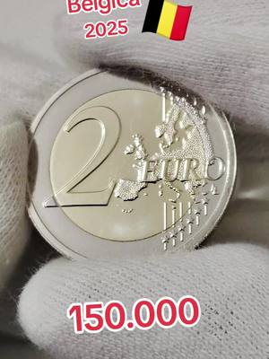 A post by @don_euro0 on TikTok caption: Moneda de 2€ Conmemorativa del año 2025 de Bélgica, Lotería Nacional de Bélgica.#monedasdecoleccion #parati #monedas #foryou #coleccionista #coleccion #viral #numismatica #coleccion #viral #paratii #euro #belgica🇧🇪 