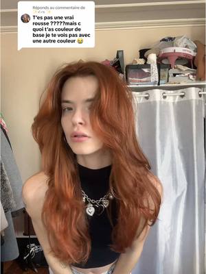 A post by @lucieroche__ on TikTok caption: Réponse à @✨ℒℴ𝓊 ✨ 🫢🫢 je suis blond foncé de base (la photo date de 2019, ça fait plusieurs années que je fais des couleurs)