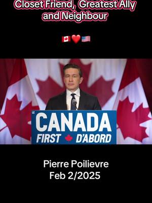 A post by @jaysgirl44 on TikTok caption: Canada first!  We must not prolong this unnecessary tariff standoff… Feb 2/2025. #cdn #cdnpolitics #cdnpoli #Canada #canada_life🇨🇦 #usa🇺🇸 