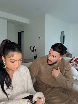 A post by @sirayah6 on TikTok caption: MON PRANK LE PLUS DIFFICILE 🤣💔 @Idriss13__ #prank #coupleprank #drole #humour #idrissetsirayah 