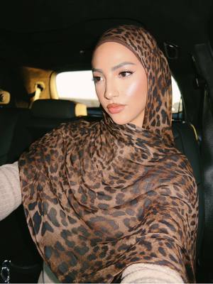 A post by @luckyzaina on TikTok caption: This hijab is a statement 🐆 @VELA @Batul The Collection 