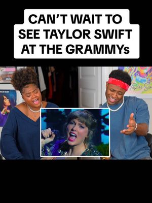 A post by @terryandkaniyia on TikTok caption: Hope we get to meet Taylor!!! AND she was announced as a presenter 🤯‼️ be sure to tune in to watch the GRAMMYs live on CBS and Paramount+ Sunday, Feb 2nd at 5p PT/8p ET 😜 #GRAMMYs #CBS #partner @GRAMMYs @CBS  