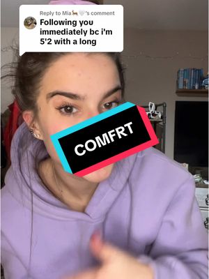 A post by @official.ally.a.54 on TikTok caption: Replying to @Mia🦌🤍  #comfrtclothing #comfrt #shortgirproblems #sweatpants #shortgirl #comfrtkids 