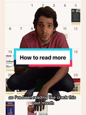 A post by @yuvaltheterrible on TikTok caption: If you’re deaf this video is kinda useless so sorry about that #reading #fast #goals #books #howto 