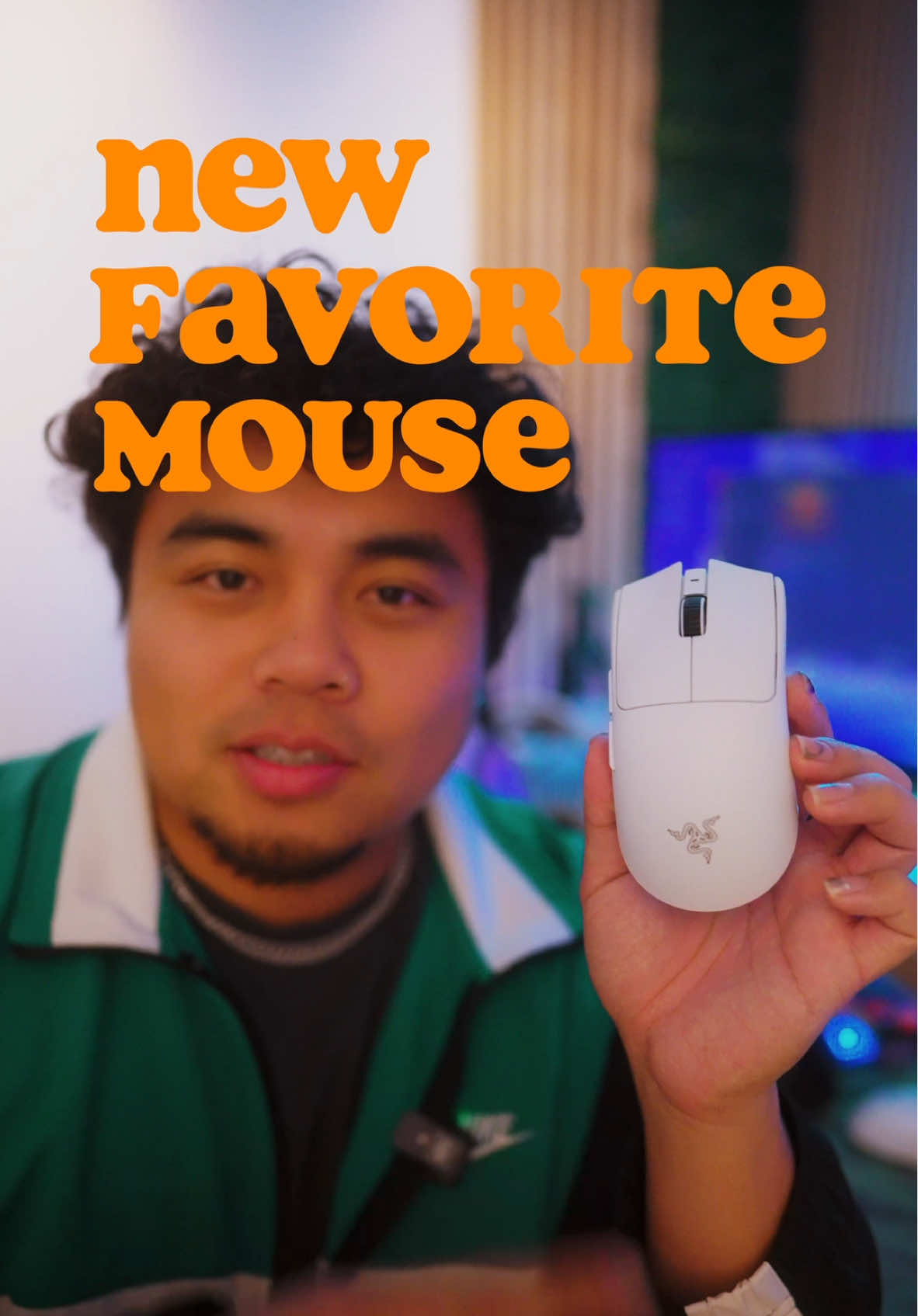 A post by @nishgames on TikTok caption: Is this the best gaming mouse on the market? 🤔 lmk #techtok #Gaming #pcsetup #nishgames @Razer 