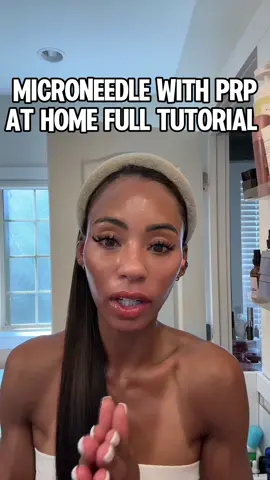 A post by @bemerri2 on TikTok caption: #microneedleathome #microneedlingface #microneedle #microneedlingathome #athomemicroneedle #microneedleathometutorial #howtomicroneedleathome #creatorsearchinsights 