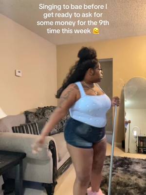 A post by @komedianpea on TikTok caption: Yall think bae gone give me the money 😭