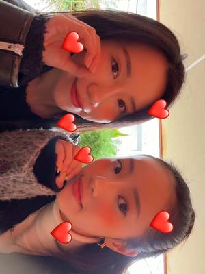 A post by @ayanakamachi on TikTok caption: なんか似てる？♡ @みゆ　【ばんばんざい】 