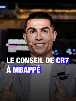 A post by @ohmygoalfrance on TikTok caption: Le conseil égocentrique de CR7 à Mbappé ! #mbappe