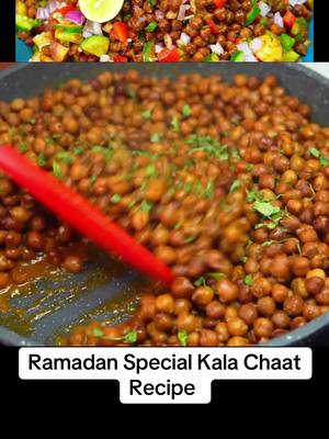 A post by @rutbakhan.kitchen on TikTok caption: Ramadan Special Kala Chaat Recipe #rutbakhankitchen #foryoupage #Fyp #Viral #Canada #chaat #kala #chana #Canada #Recipe #Ramadan #Recipe 