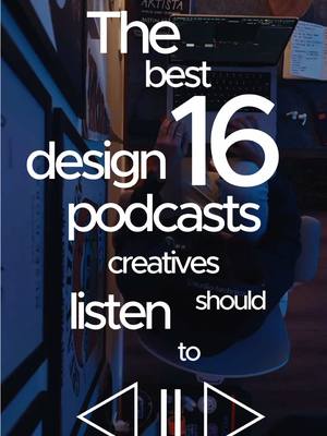 A post by @buenoverse on TikTok caption: we’ve curated the 16 best design podcasts that every creative should be listening to. whether you’re into UX, web design, or branding, these will keep your inspiration (and caffeine levels) high. ⤷ don’t forget to save #uxpodcast #uiuxpodcast #uipodcast #designpodcast