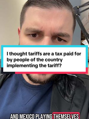 A post by @modernrepublican on TikTok caption: Mexico and Canada now implementing tariffs on American goods But I thought tariffs will be paid for by the country implementing said tariffs? What happened to that?  #tariff#tariffs#donaldtrump#trump#canada#mexico#conservative#liberal#leftist#republican#democrat#economy#illegalimmigrants #border#justintrudeau🇨🇦 