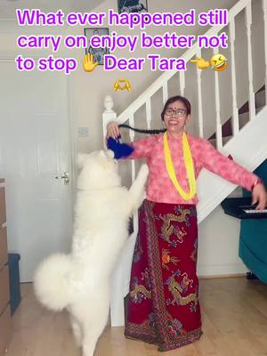 A post by @taraanjit on TikTok caption: Purai maya deu malai aadhu hoina Puppy 🐶 want to dance too 😅🫶🤗#fypviralシ #foryourpage #tiktok_uk_nepal_muser_ 