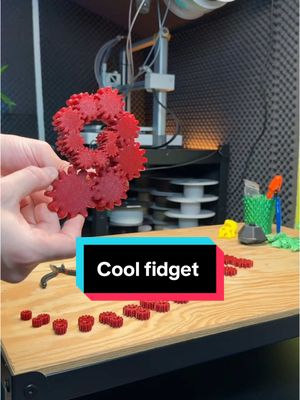 A post by @plastic3d on TikTok caption: Cool fidget by @Ri0m0   #plastic3d #3dprinting #3dprinted #fidget 