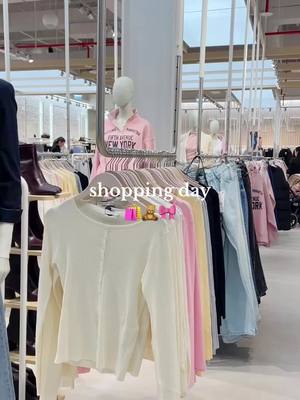 A post by @pinkcoconutt on TikTok caption: Spend a shopping day with me🛍️🧸 #shopping #shoppingday #Lifestyle #aesthetic #shoppingvlog #pinkcoconutt 