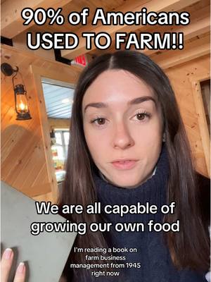 A post by @alexfasulobiz on TikTok caption: Everyone used to farm and garden! It’s not weird if you want to do this!! What is weird is that less than 2% of our population is trying to feed the other 98%!! It’s simply unsustainable. The nature of WHAT farming is will change a lot this year. Catch me working 2-3 acres without a tractor to prove it.  #homestead #farmlife #farmtok #land 