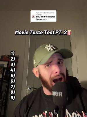 A post by @sethsfilmreviews on TikTok caption: Replying to @Har Cool Reviews Testing your movie taste! #movies #fyp 