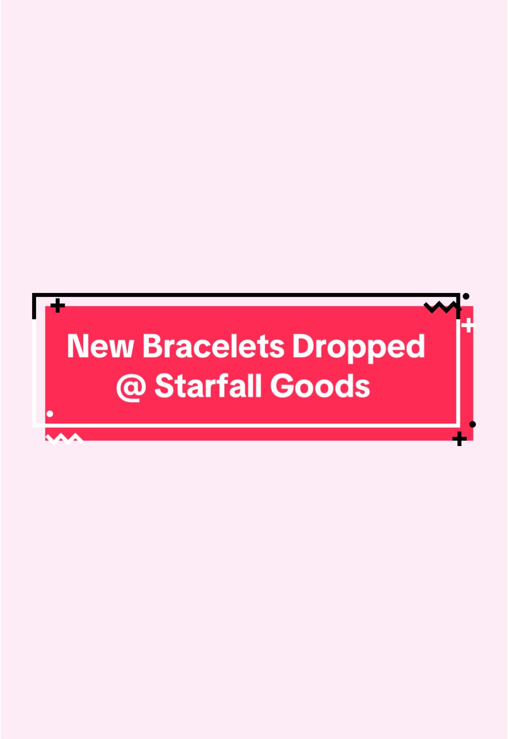 A post by @starfallwitchery on TikTok caption: We dropped new bracelets in our shop! New glasses chains will be coming out soon! #starfallgoods #CapCut #SmallBusiness #SmallBusinessCheck #SmallBusinessCheck #supportsmallbusiness #smallbusinesstiktok #valentinesday #valentinesdaygift 