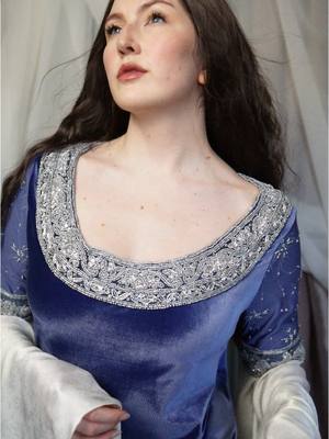 A post by @lauren.does.cosplay on TikTok caption: Arwen reveal!  I don’t think I could look any less like Liv Tyler and the ethereal beauty she brings to Arwen in Lord of the Rings but I still love this whole cosplay!  Thank you so much for the love on this build. I genuinely wasn’t expecting such enthusiasm for this costume but I’m glad you were all as excited for it as I was 🥹💛