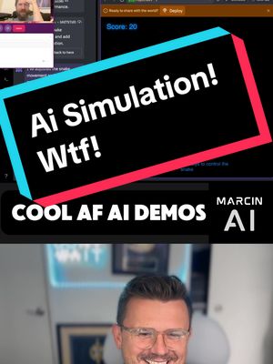 A post by @marcinteodoru on TikTok caption: 👉 AI Simulations with ZERO Code?! 🤯 Ever seen mind-blowing simulations on X and wondered how they’re made?  I just built one—no coding, no hassle, just straight-up AI magic using Red Lit AI! 🚀 It’s a step-by-step breakdown so YOU can create any simulation you see online and join the AA revolution.  Wanna master AI-powered creativity without touching a single line of code? Join my NoCode AI Army before you get left behind. 🔥👀