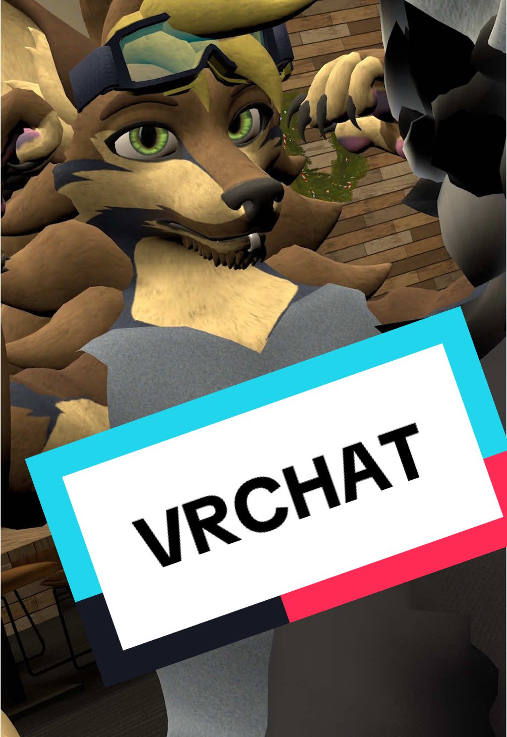 A post by @bardicrj on TikTok caption: DONT ADD ME ON VRCHAT! Feat: @Abraxas #vrchat #furry #furryfandom #vr #furries 