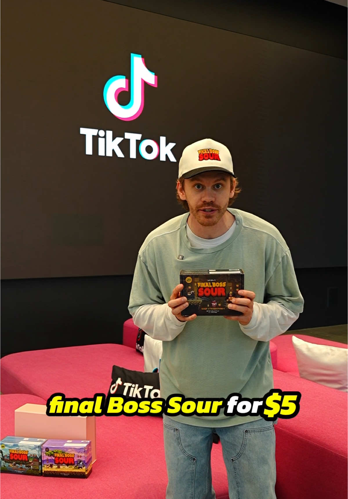 A post by @londonlaz on TikTok caption: Come to our live tomorrow from 3-7pm pst, Don’t miss out our $5 deal!!@finalbosssour #finalbosssour #finalbosssourchallenge 