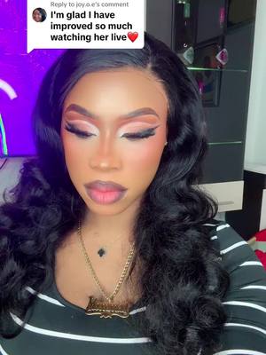 A post by @mommad_glamz on TikTok caption: Replying to @joy.o.e #flypシ #CapCut #foryoupage❤️❤️ #Nigeriatiktok #fyp #makeuptransformation #viralvideo #treanding 