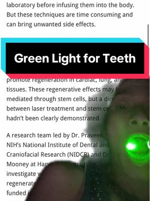 A post by @activateyourpinealgland on TikTok caption: #greenscreenvideo we got the green light to use green light #green #lighttherapy #holistic 