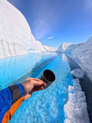 A post by @johnderting on TikTok caption: Hydrating in Antarctica 🇦🇶 with (White Desert Antarctica) 