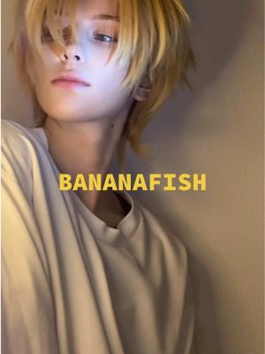 A post by @iwant9nuggets on TikTok caption: let’s not cry today🍌🐟 #bananafish #ashlynx #ashlynxcosplay #bananafishcosplay #cosplay  #バナナフィッシュ #アッシュ#アッシュリンクス #コスプレ #bananafishanime #cos