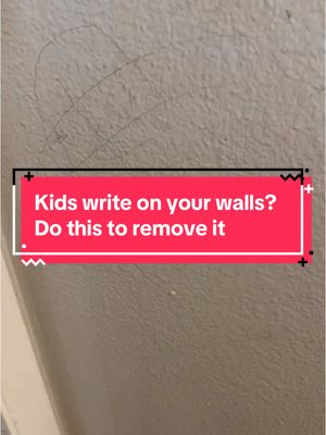 A post by @busymommaaaaaaa on TikTok caption: Please don’t use an eraser🥴😅🙏🏼 Do this instead  #creatorsearchinsights #toddlermom #toddlersoftitkok #cleaninghack #cleaningtiktok #drawingsonthewall #kidsoftiktok 