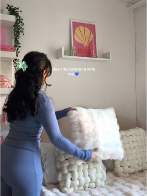 A post by @mya.salma on TikTok caption: clean my bedroom with me ♡