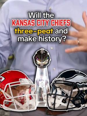 A post by @cbsmornings on TikTok caption: Super Bowl week is underway in New Orleans. If the #Chiefs win, it would be a three-peat championship — but will the Philadelphia #Eagles upset their chances? Omar Villafranca talks to Chiefs owner Clark Hunt about the shot at Super Bowl glory. #kansascitychiefs #philadelphiaeagles #SuperBowl  