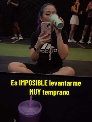 A post by @annymxtz on TikTok caption: ¡Es IMPOSIBLE levantarme MUY temprano! ¿Tú puedes o no puedes?💪🏻 #gym #gymmotivation #exercise #annymartinez 