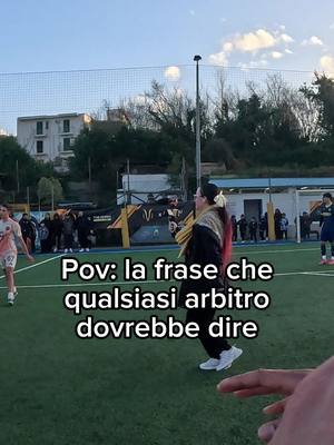 A post by @arbitropiugrossoditiktok on TikTok caption: Ricordatevi di divertirvi in campo, è la cosa più importante 🫶🏻