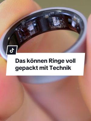 A post by @dasistjay on TikTok caption: Ringe mit Technik sollen eine Smartwatch wie die Apple Watch unnötig machen - ich hab das ausprobiert und muss sagen, sie haben ihre Vorteile, aber wer kein Problem hat mit einem Display am Arm, sollte das auch weiterhin nutzen 👀 #dasistjay #handy #smartphone #tech #mint 