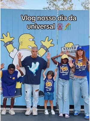 A post by @gioewbank on TikTok caption: Olhaaaa o VLOG do nosso dia incríveeeel na @Universal Destinations Brasil !!!  Entre tantas coisas, mostramos qual a atração predileta de cada um de nós da família! 🎢🎡🌎