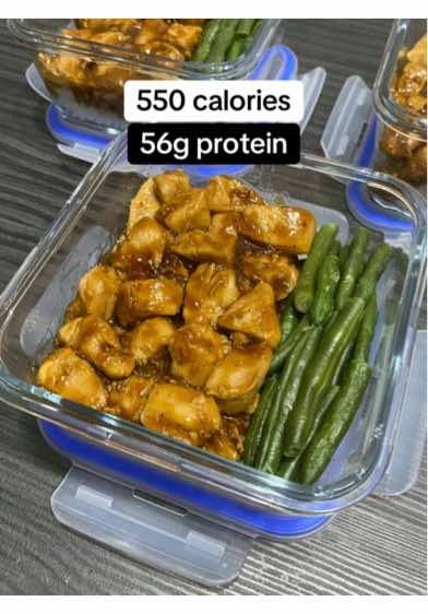A post by @fithealthfoodie on TikTok caption: Only 550 calories and 56g protein per serving💪 I started using CaloPal to track my macros easily by just taking a picture! (Download link in my bio) #mealprep #mealprepideas #mealidea #highprotein #highproteinmealprep #highproteinmeals #proteinmeals #highproteinrecipes #healthyrecipes #chicken #fypシ #foryou #fup 
