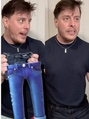 A post by @thomassanders on TikTok caption: My online clothes shopping experience 👖 So tired of it… #comedy #shopping #relatable #pissesmeoff 