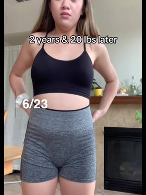 A post by @beepbopbon on TikTok caption: begging yall to not look at my f*ked up walls #weightloss #weightlossprogress #trending #fyp #weightlossjouney 