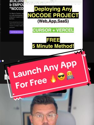 A post by @marcinteodoru on TikTok caption: Want to deploy any app, website, tool, or SaaS business in minutes? 🚀 This video shows you exactly how using Vercel, Cursor, Replit, and Lovable. ✅ Vercel – Fast, scalable hosting ✅ Cursor – AI-powered coding & deployment ✅ Replit – No-code/low-code development ✅ Lovable – Enhancing integrations I break down the full process from development to deployment—no coding headaches, just results. Watch and get your project online fast! ⚡ #NoCode #AI #Vercel #Cursor #Replit #Tech  #AI #ArtificialIntelligence #NoCode #Dev #Development #Automation #Agents #Replit #Cursor #Bolt #Lovable #WindSurfer #VO #saas #software #build